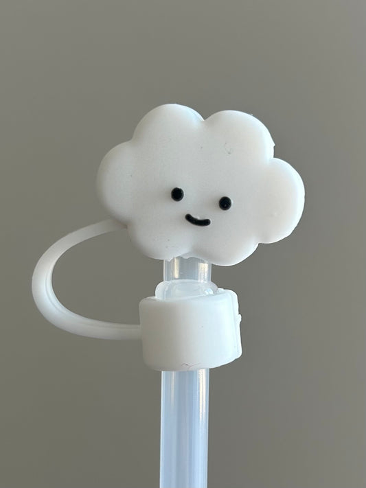 Cloud straw topper.