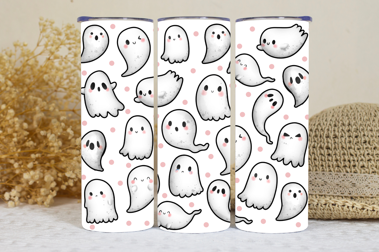 Cute ghost tumbler.