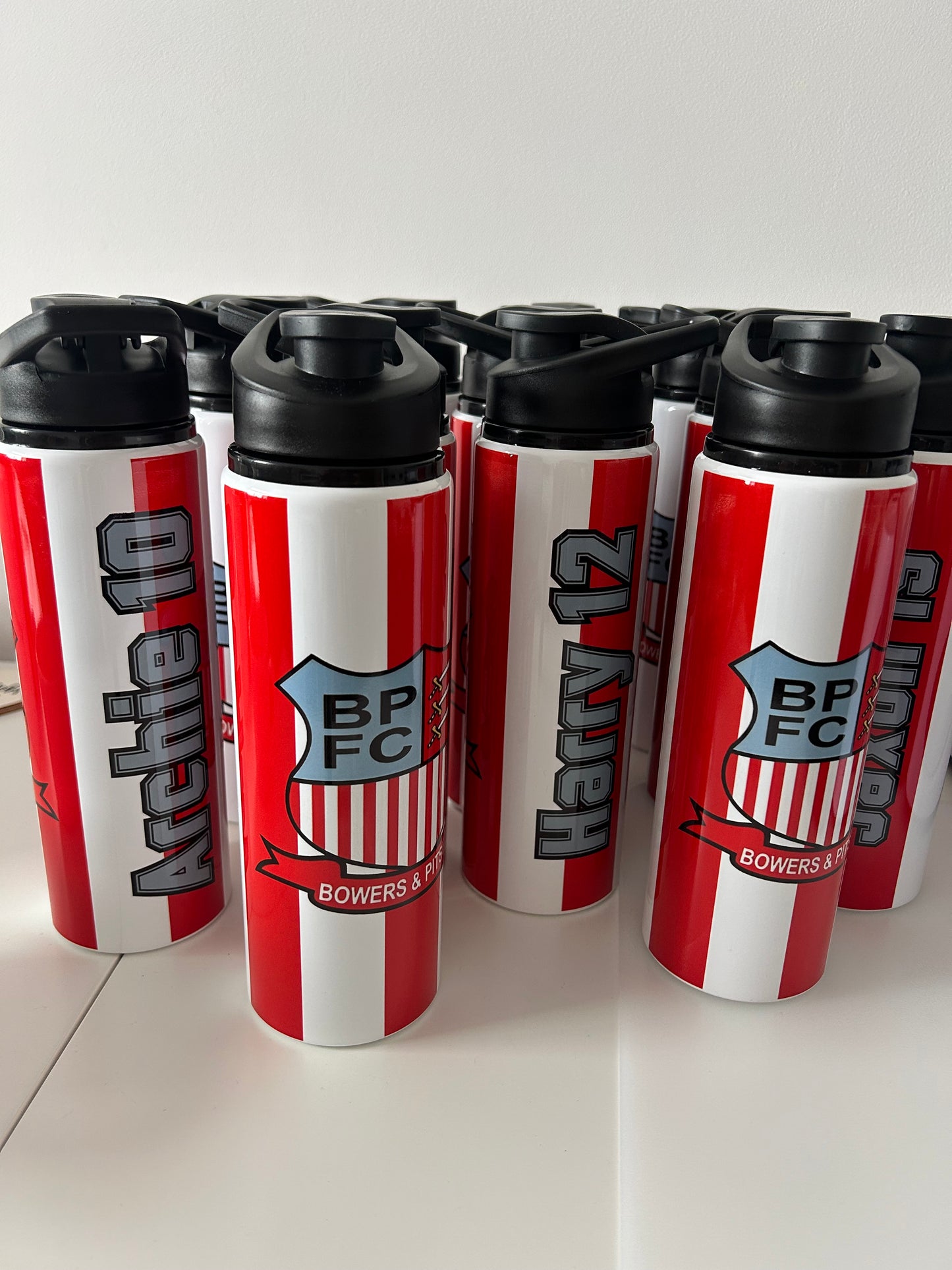 Custom Football tumblers (in stock but please message)