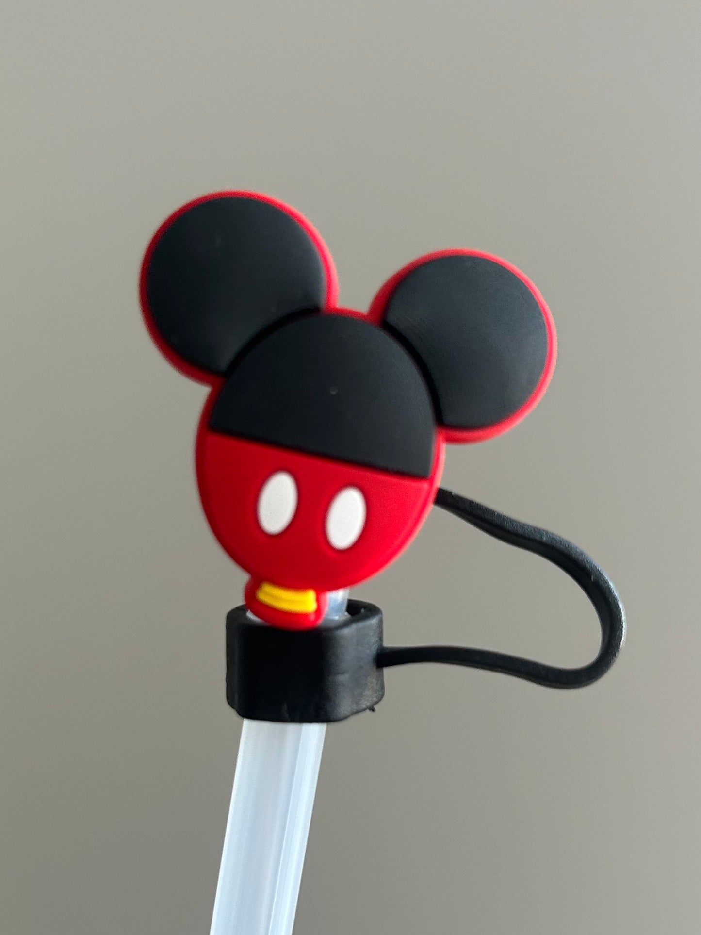 Mouse straw topper.