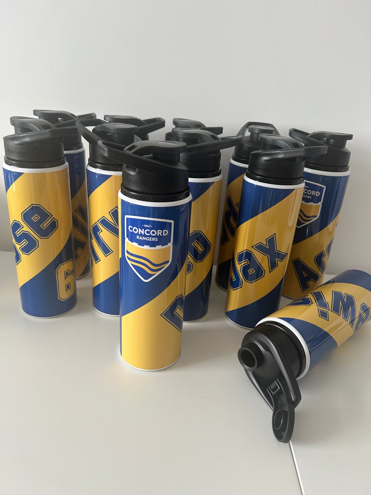 Custom Football tumblers (in stock but please message)