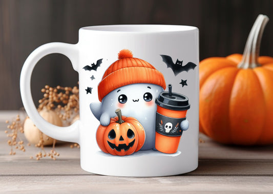 Cute ghost mug.