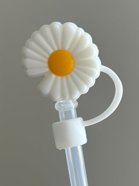 Daisy straw topper.