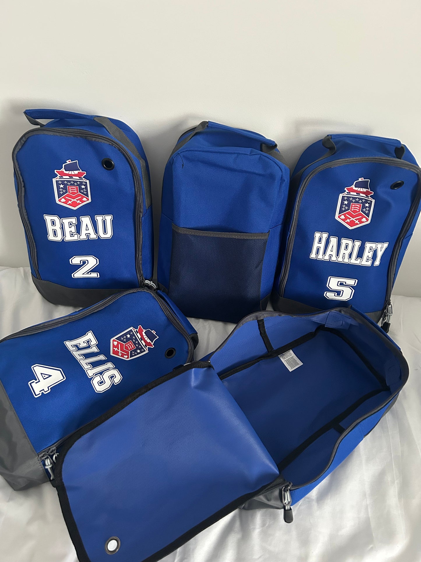 Custom sport bootbags (in stock but please message)