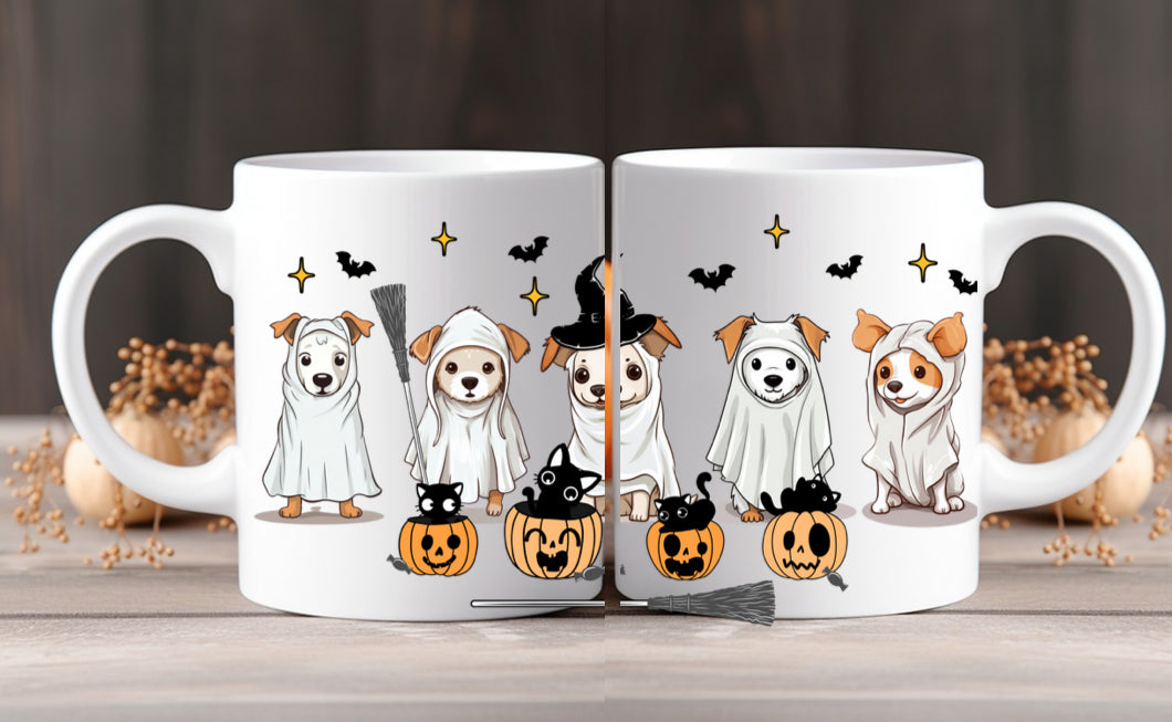 Ghost dog mug.