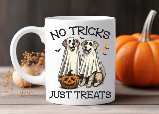 No trick just treats mug.