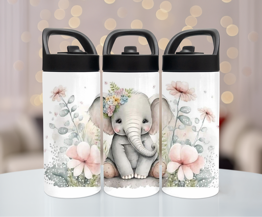 Cute elephant sippy tumbler.