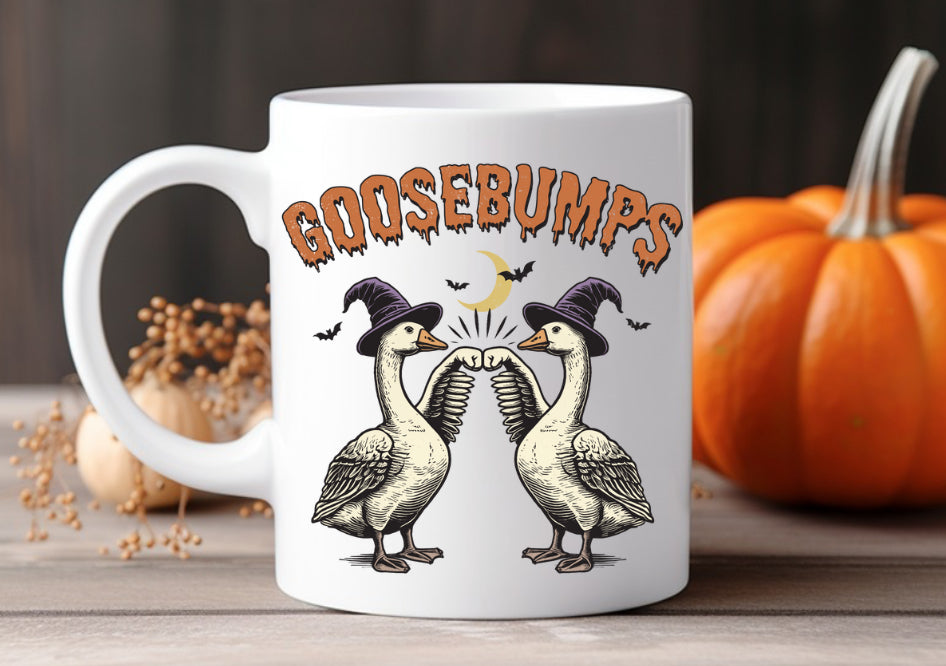 Goosebumps mug.