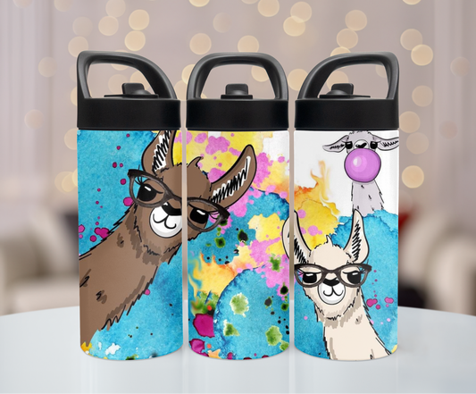 Lama sippy tumbler.