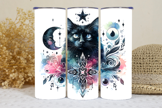 Mystic cat tumbler.