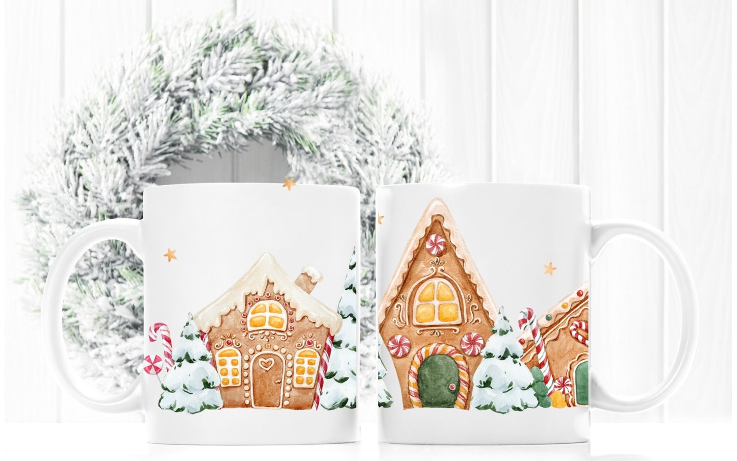 Christmas mugs.