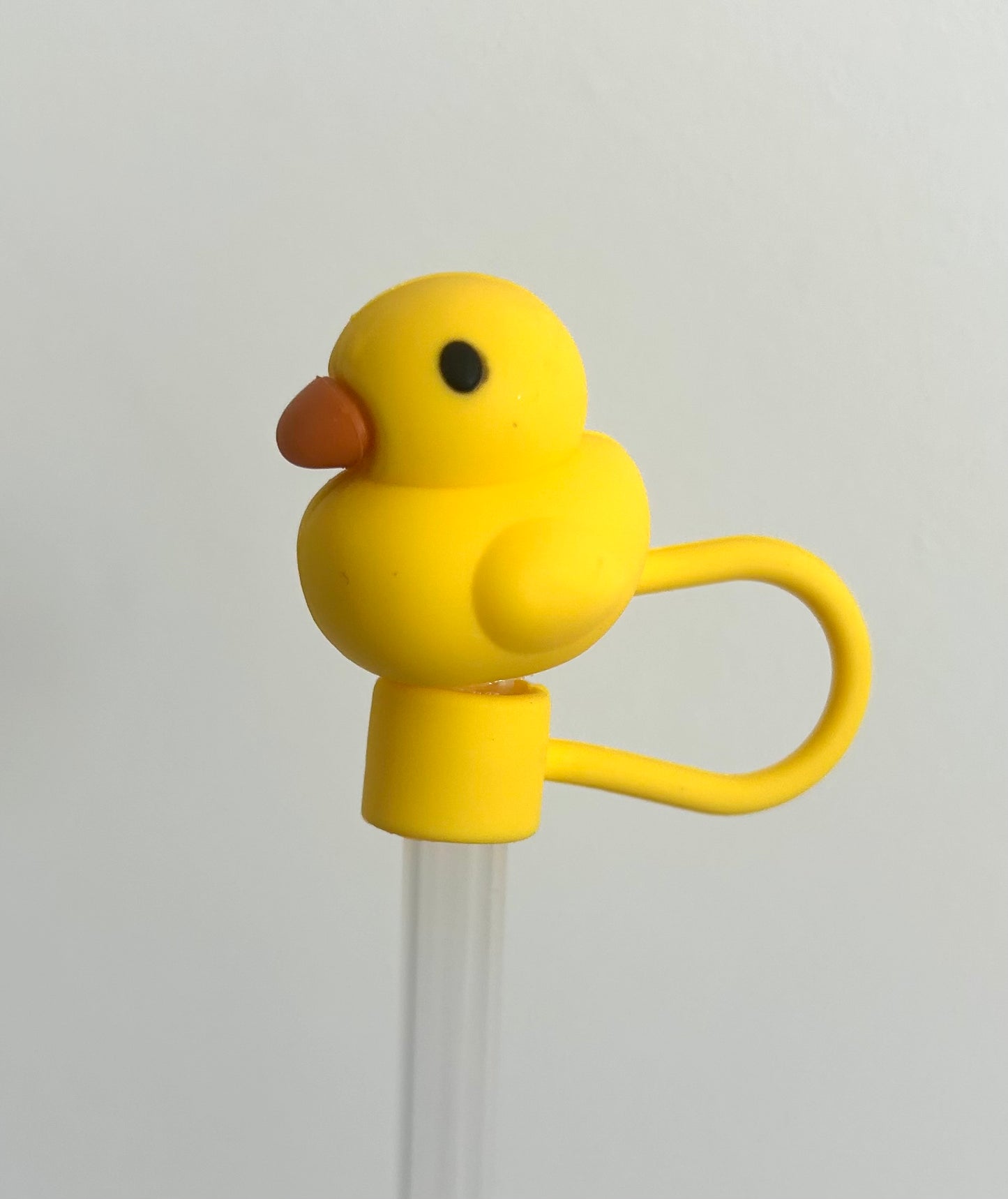 Duck straw topper.