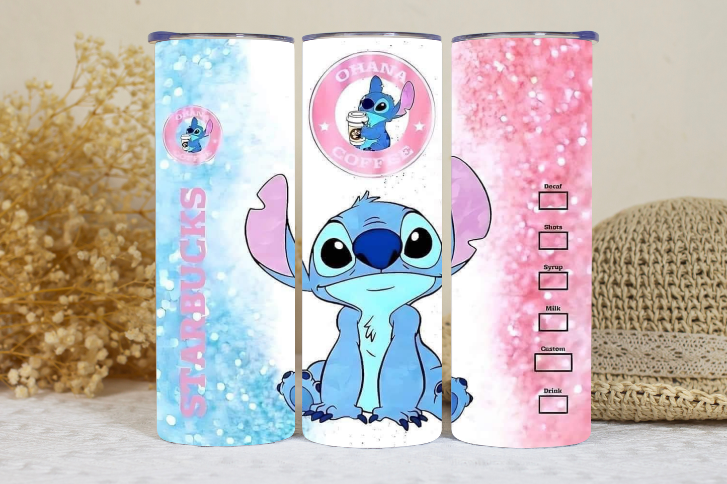 Chelsea’s choice predesigned tumblers.