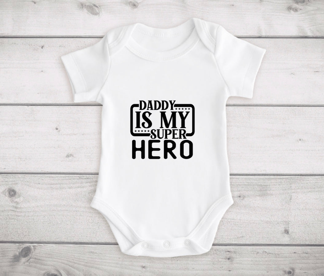 Personalised baby grow.