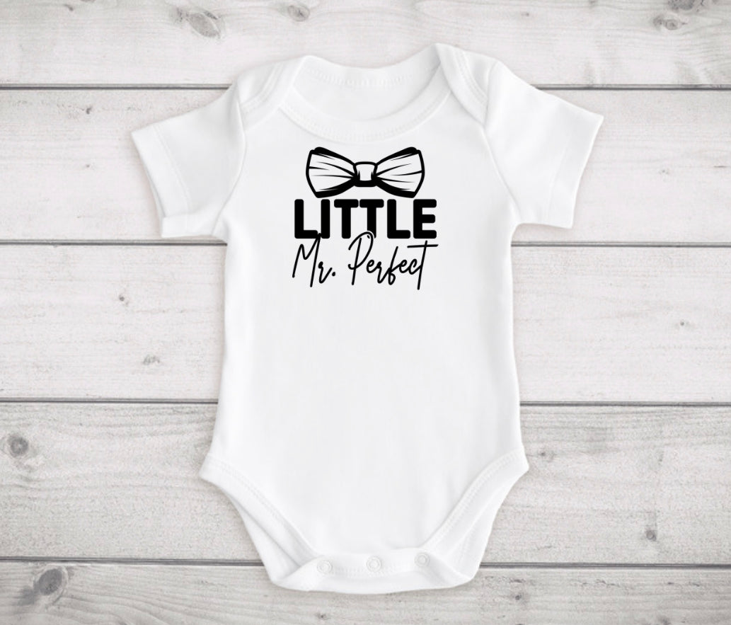 Personalised baby grow.