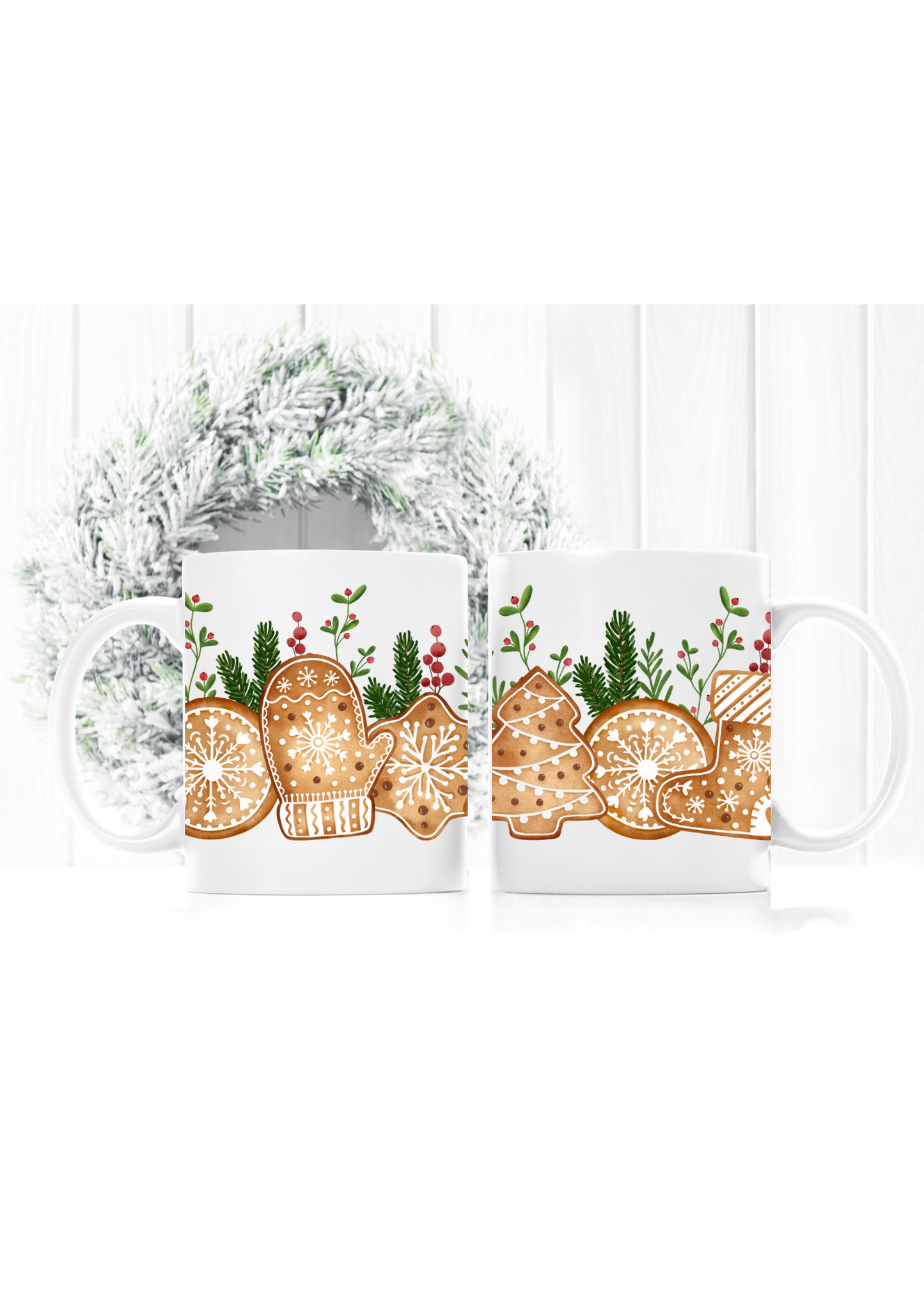 Christmas mugs.