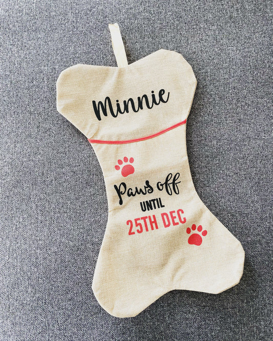 Dog stocking.